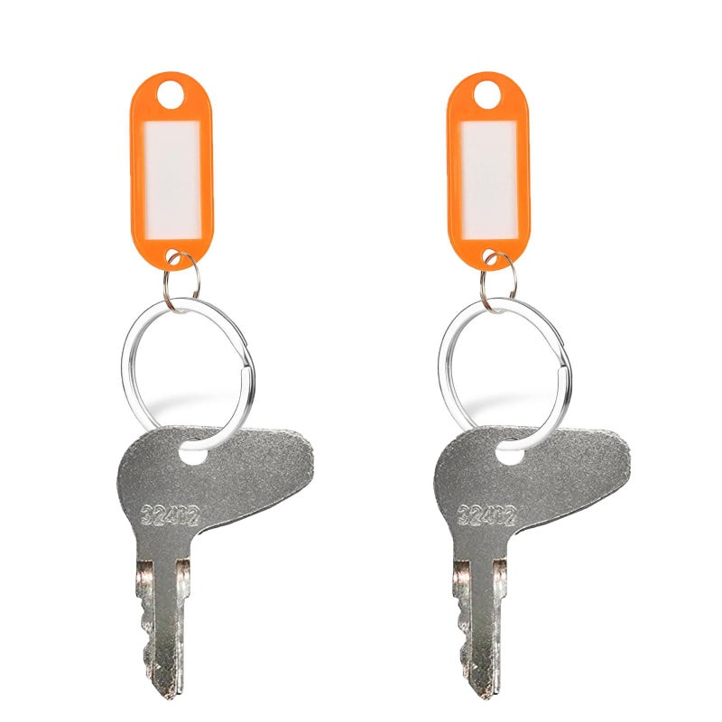 Femory 2 PCS Ignition Keys Replacement for Kubota L, G & M Series Tractor H32412, 35260-31852, 32412 - Image 1